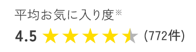 平均お気に入り度4.5