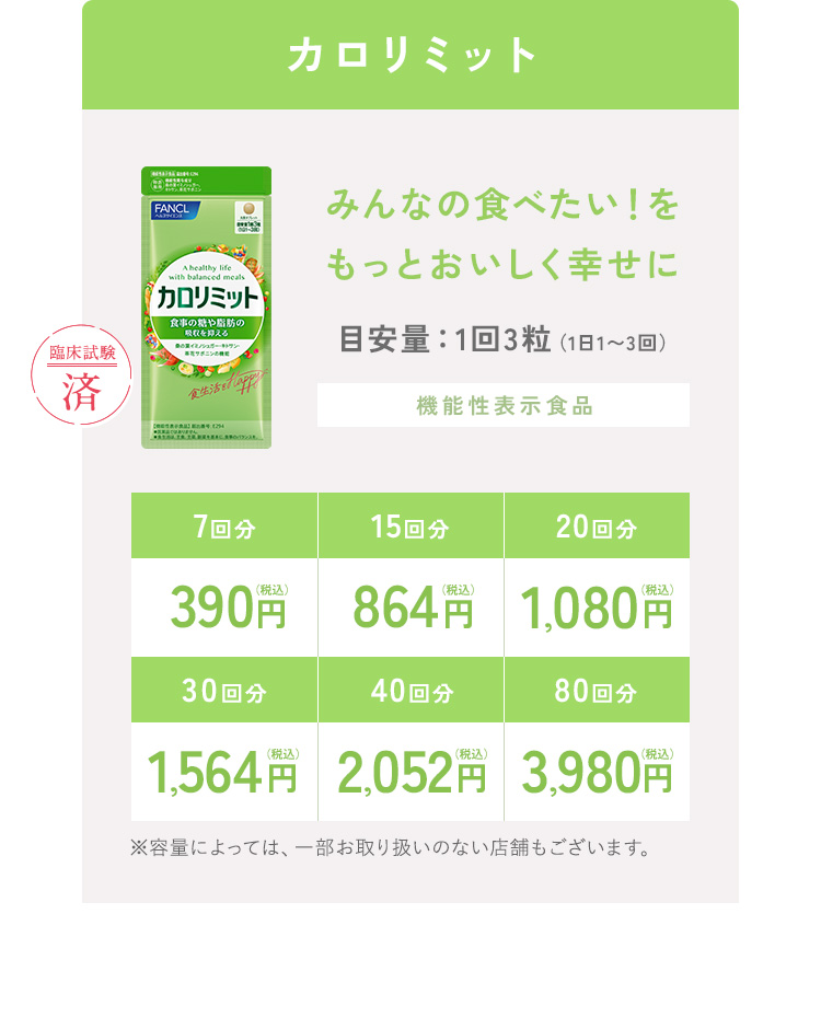 カロリミット