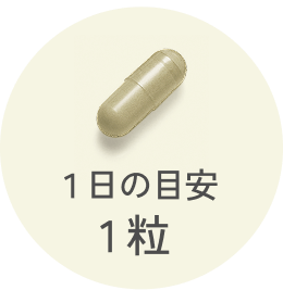 1日の目安1粒