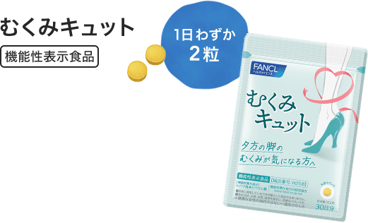 むくみキュット 機能性表示食品 1日わずか2粒