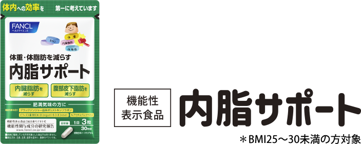 パッケージ画像 内脂サポート 機能性表示食品