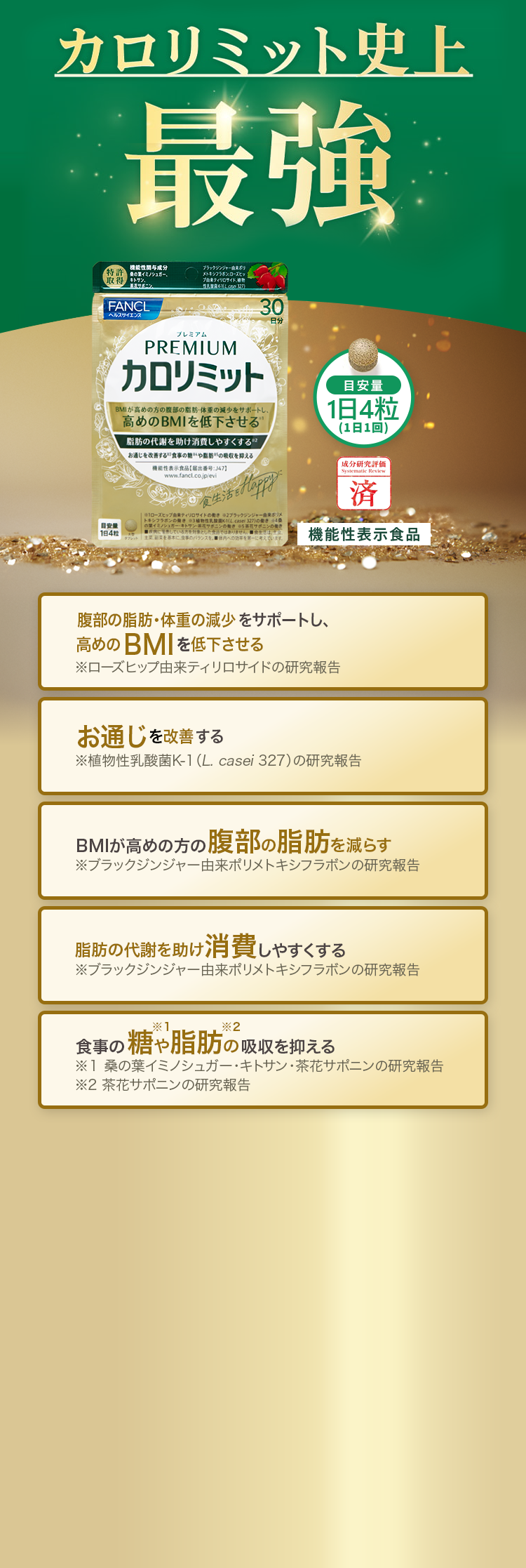 カロリミット史上最強 PREMIUMカロリミット