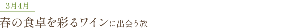 11月12月 年末年始のパーティ料理に合うワインに出会う旅