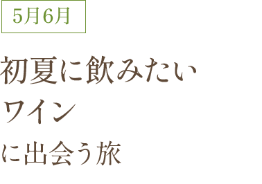 1月2月 年の初めに乾杯したいワインに出会う旅