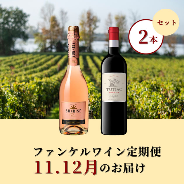 ファンケルワイン定期便11.12月のお届け