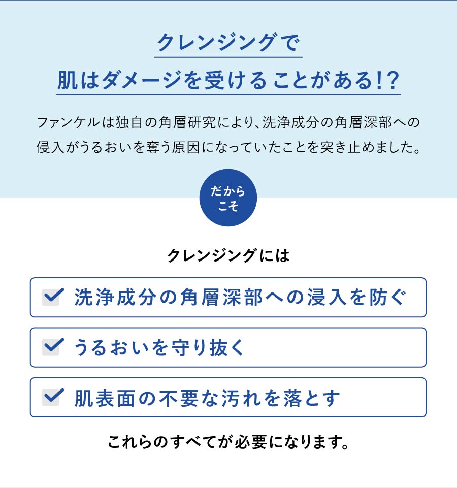 クレンジングで肌はダメージを受けることがある！？