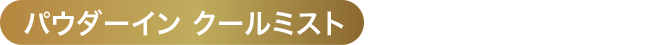 パウダーインクールミスト