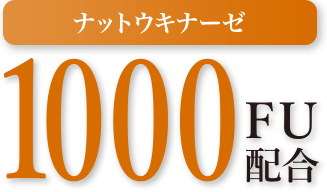 ナットウキナーゼ 1000FU配合