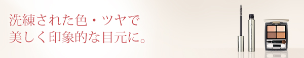 洗練された色・ツヤで美しく印象的な目元に。