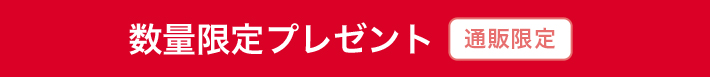 数量限定プレゼント　通販限定