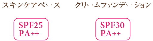 スキンケアベース クリームファンデーション