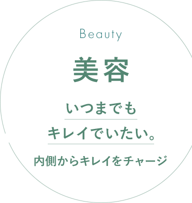 美容 いつまでもキレイでいたい。