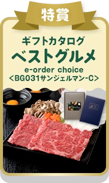 特賞 ギフトカタログ ベストグルメ e-order choice〈BG031サンジェルマン-C〉