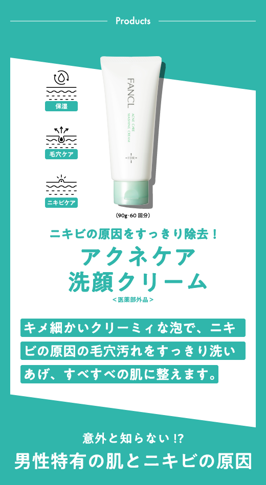 アクネケア洗顔クリーム