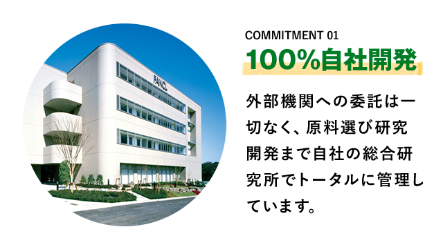 100%自社開発