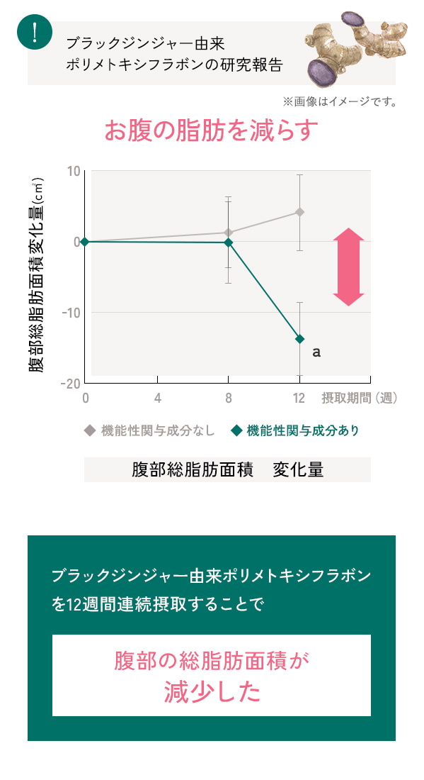 お腹の脂肪を減らす