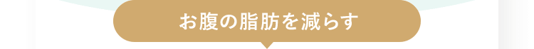 お腹の脂肪を減らす