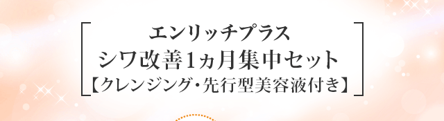 エンリッチプラス シワ改善1ヵ月集中セット【美容液・酵素洗顔付き】