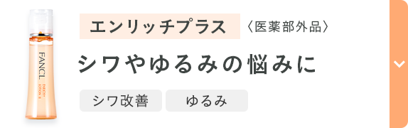 エンリッチプラス 〈医薬部外品〉 シワやゆるみの悩みに
