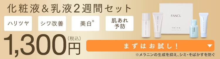 たっぷり2週間分トライアルセット