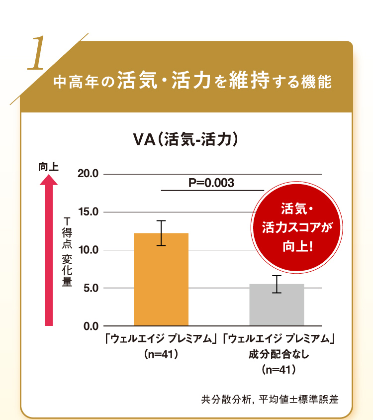1 中高年の活気・活力を維持する機能