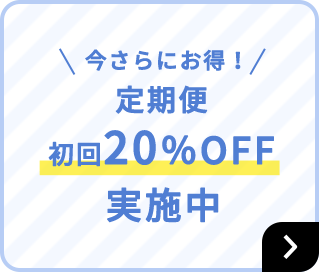 今ならさらにお得！定期便 初回20％OFF 実施中