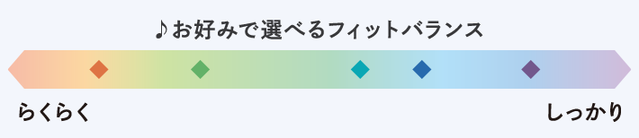 ♪お好みで選べるフィットバランス