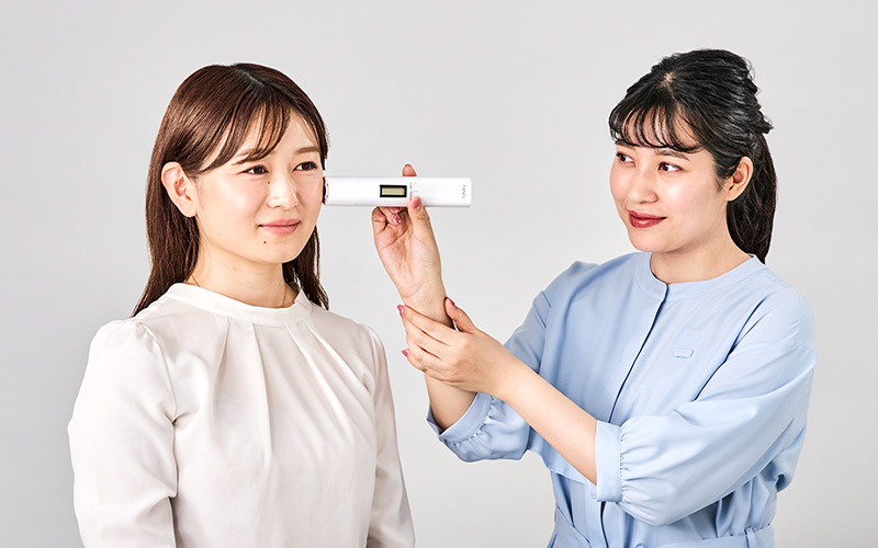 肌の調子を手軽にチェック!ビューティスキンアナライザー